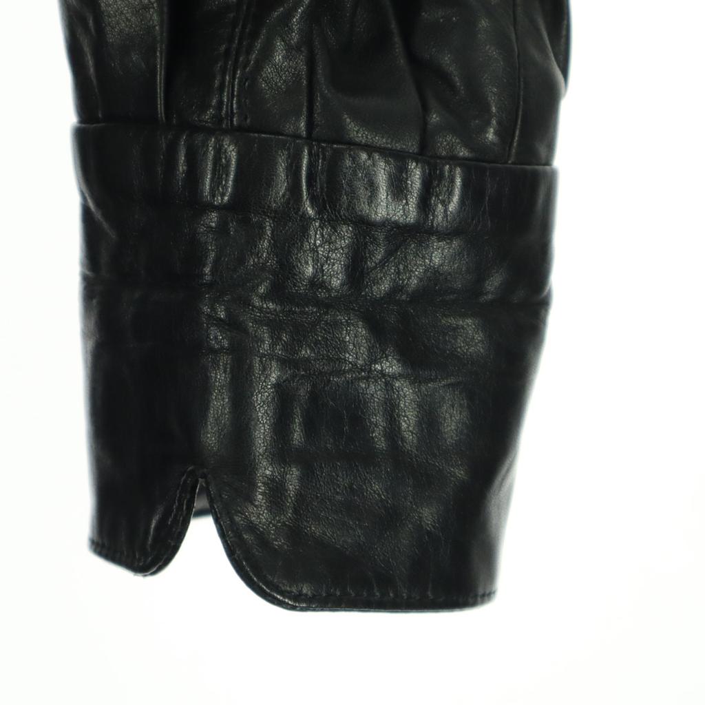 CONPIACERE made in Japan Long sleeve Double Breath leather jacket F black Women Used