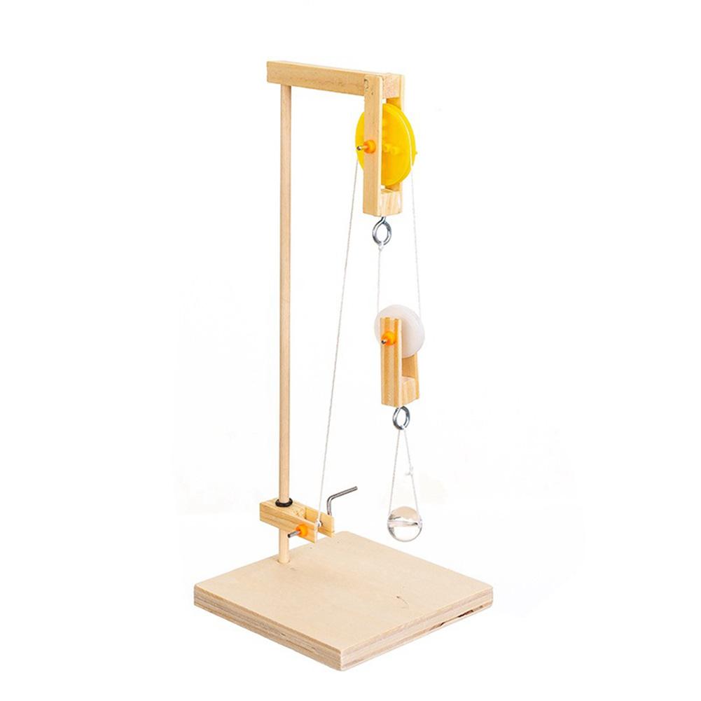 Kids Toy Puzzles Scientific Experiment Educational Toy DIY Crane Creative Toy Woodworking Toys Age 4 Years Old and Up