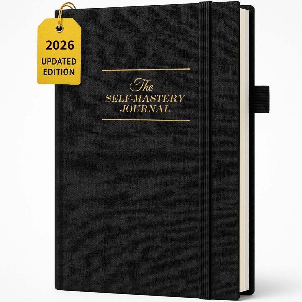 Self-Mastery Journal for Men 2026- Gratitude Journal for Daily Reflection, Mindfulness, and Self-Care - Guided Manifestation Journals - pirational