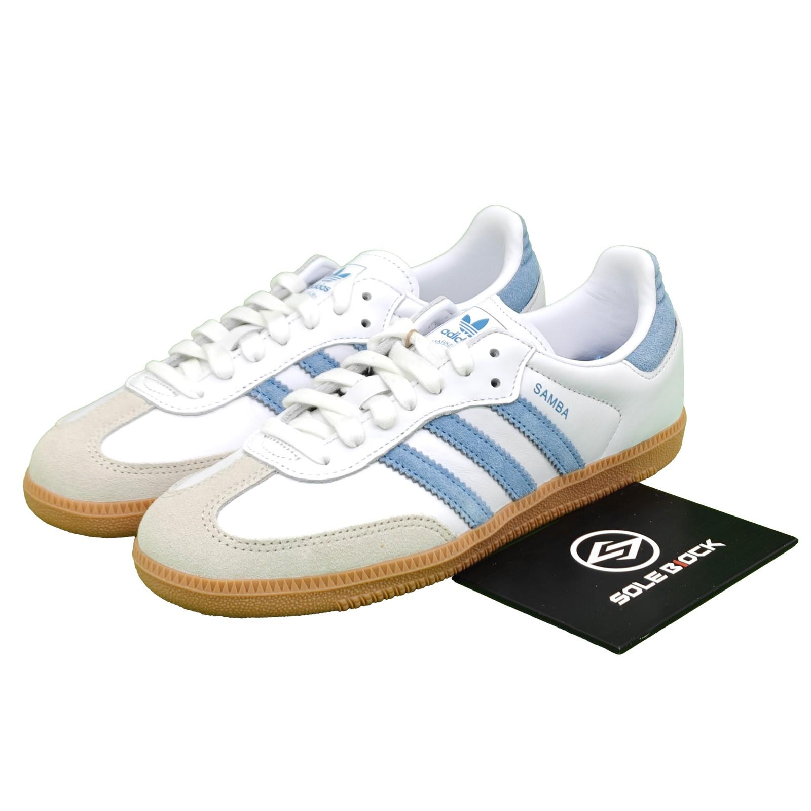 

adidas originals SAMBA Белый Алюминиевый Пепельно-Синий JS1391 Женский Размер 43