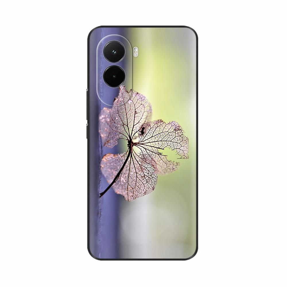 For Poco M7 4G Case Flowers Cartoon Animals Cool Style Soft Silicone Black Phone Cover For Xiaomi Poco M7 Case Fundas M 7 Bags