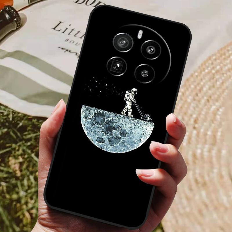 Für Realme 12 Pro Plus Hülle Luxus Handy Silikon Rückseite für Realme 12 Plus Hüllen Realme12 pro+ plus Schutzhülle Capas