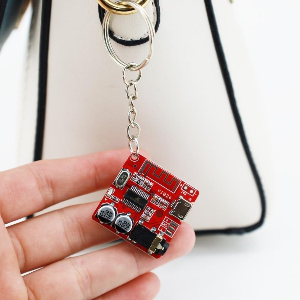 Personalized Electronic Component Key Fob Real PCB Tech Key Holder Crossbody Bags
