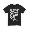 Bücher Leser Lies dein Herz aus Bücherwurm Bücher Liebhaber Buchig T-Shirt Herren Damen T-Shirts Oberteil