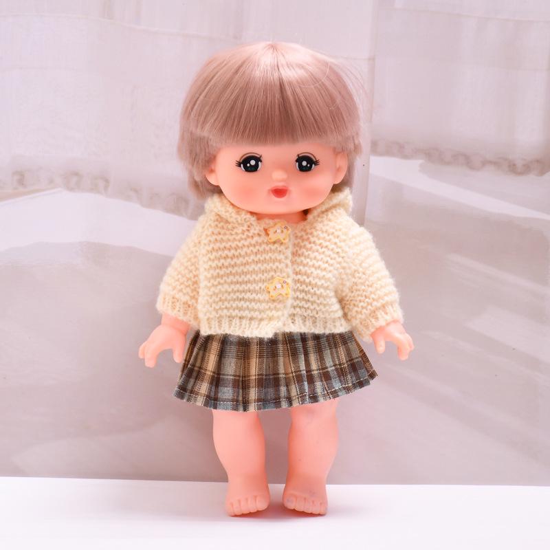 25cm Milu Tang Dynasty Doll Clothing Set - Changeable Top and Overalls