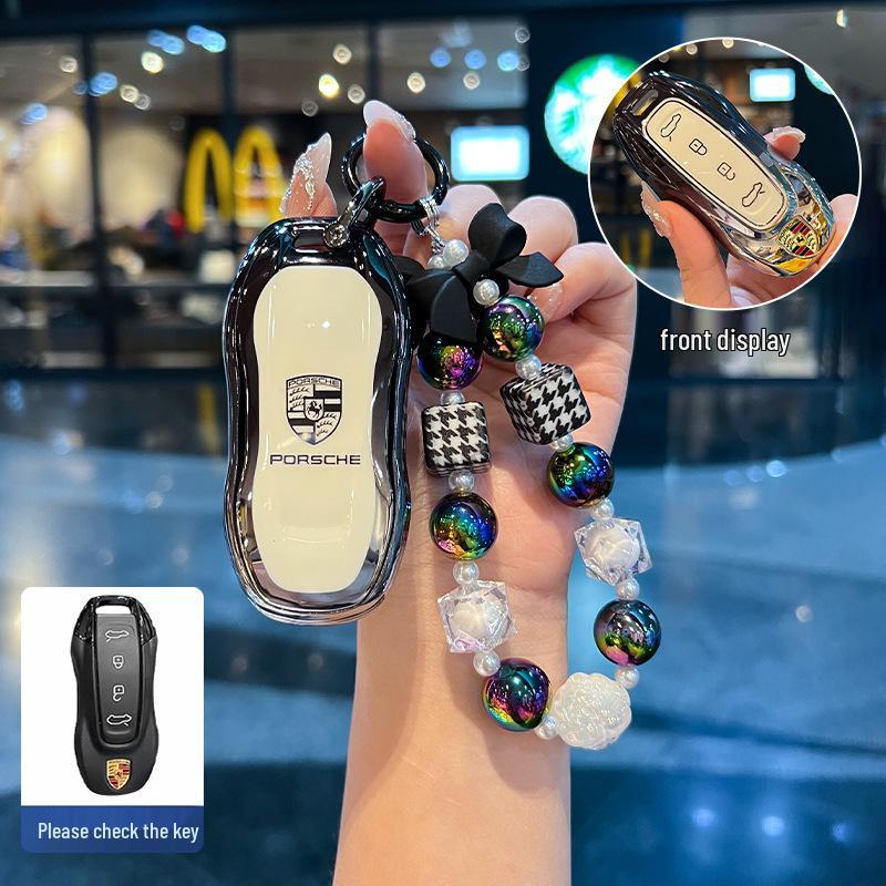Porsche Schlüsselhülle für Cayenne, Macan, 911, Panamera, 718, Taycan