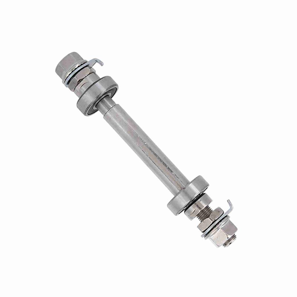 Durable Metal Bicycle Wheel Hub Axle Front Rear Solid Shaft Lever Bike Repair Tool Accessories