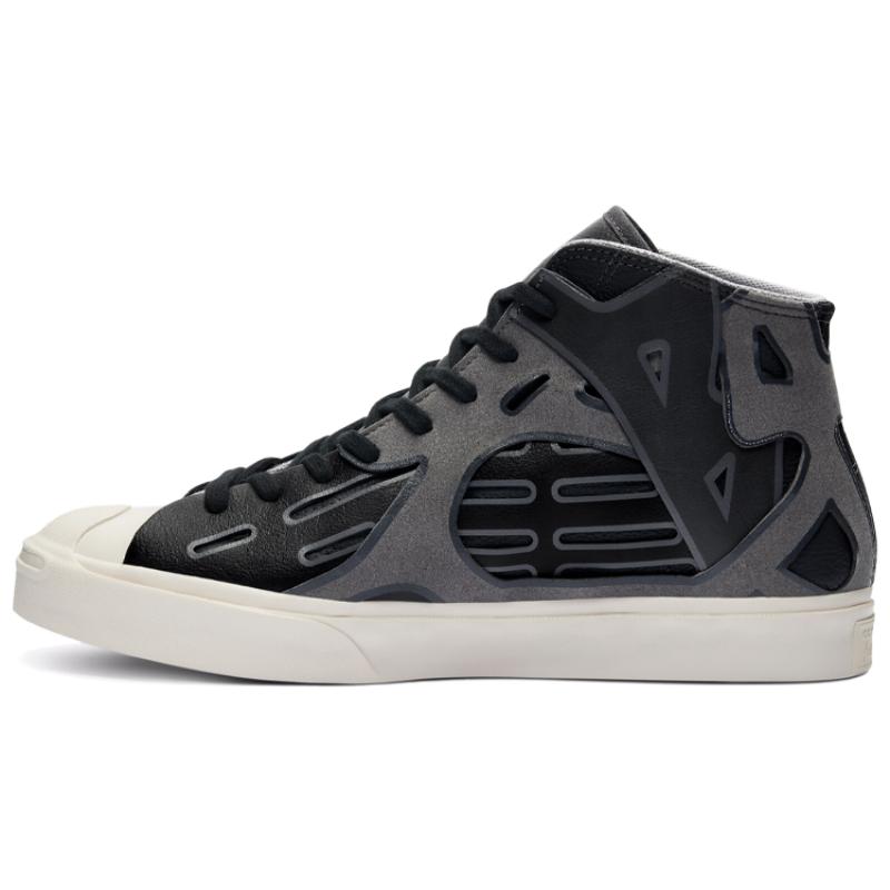 

Converse Feng Chen Wang X Jack Purcell Mid-top Board Shoes Unisex Black and Grey 37.5