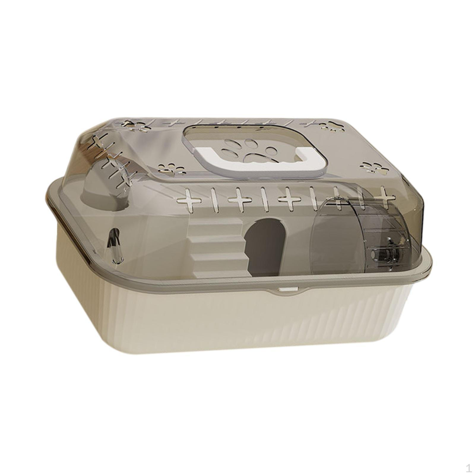 

Переносной чехол для клетки хомяка бежевый