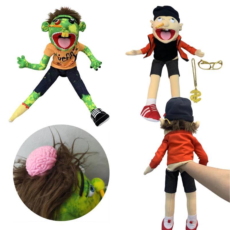 Zombie Rock Funny Jeffy Puppet Parent Child Interaction Plush Doll Early Gift