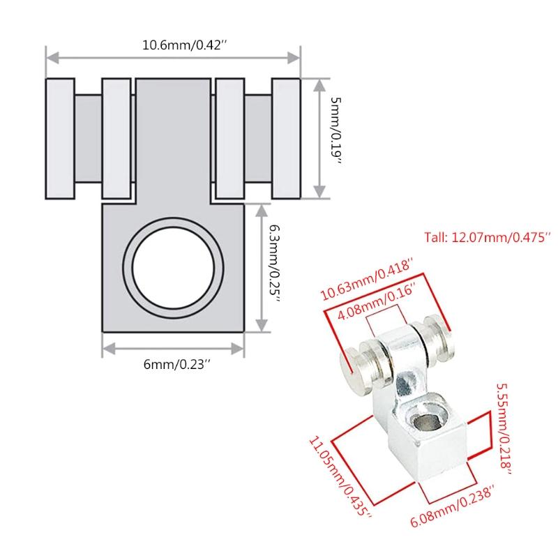 Electric Guitar String Tree with Mounting Screws,2-Piece Pack (Chrome)