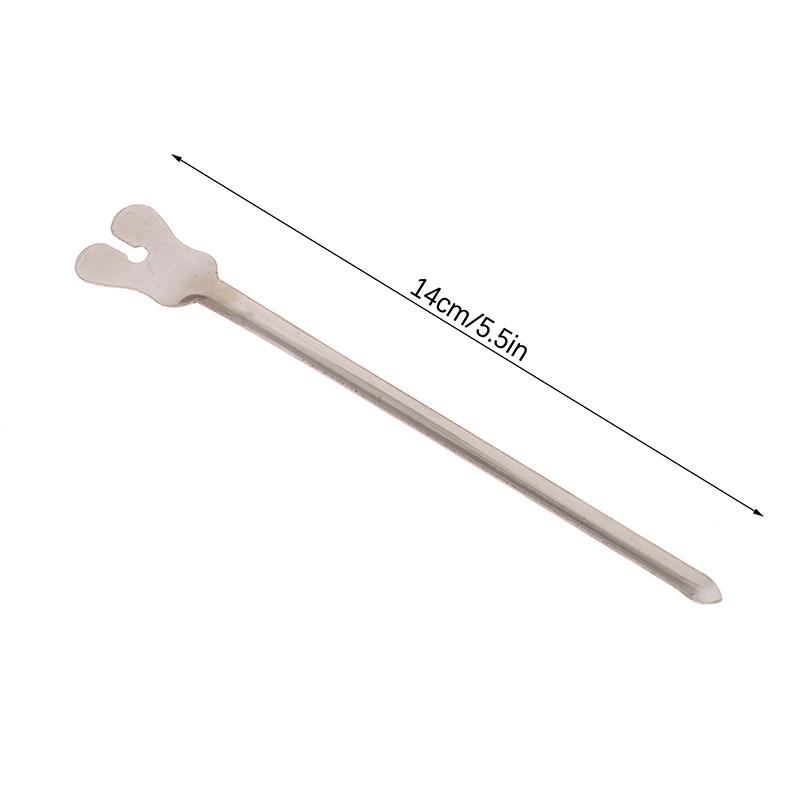 2 Peças Aço Inoxidável 304 Sonda Ranhurada Anal Sonda Ranhurada para Punção Guias de Exame Instrumentos Anorretais Sonda Anorretal