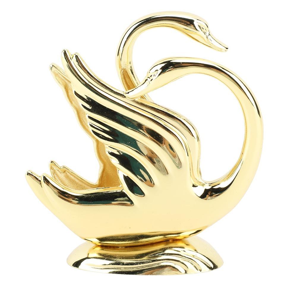 Zinc Alloy Swan Napkin Holder Tabletop Tissue Dispenser Stand Metal Swan Napkin Holder For Home