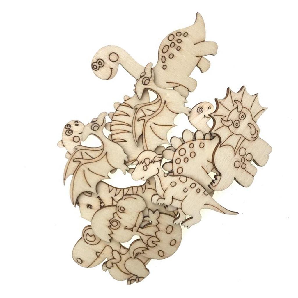25/50/100PCS Cartoon Dinosaur Coloring Painting Toy DIY Graffiti Educational Toy for Children Hand Eye Coordination Toy