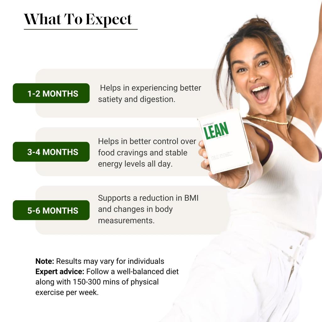 YourHappyLife Lean Capsules | Advanced Weight Management Supplement for Men & Women | 60 Capsules,