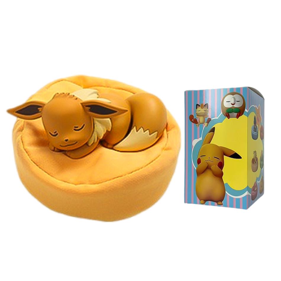 Toys 1-12pcs Pok É Mon Scale Ratio Model Figure 1-12 Pcs Pikachu Sleep Series Interior Hand Sleeping Position Gift Present for Sfriends