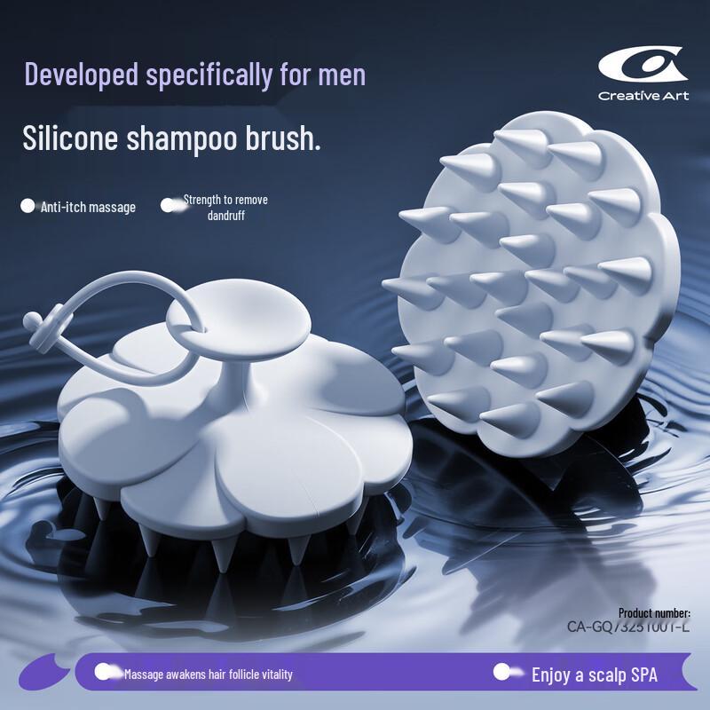 Силиконовый массажер для кожи головы, щетка для шампуня