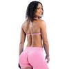Dvoudílné cvičební sety pro ženy Bez zádů Tanga Sportovní podprsenka a Šortky s vysokým pasem Set Bezešvé Oblečení na posilovnu a jógu