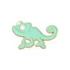 Green Cartoon Chameleon Enamel Pins Custom Cute Lizard Brooches Lapel Badges Animal Jewelry Gift for Kids Friends