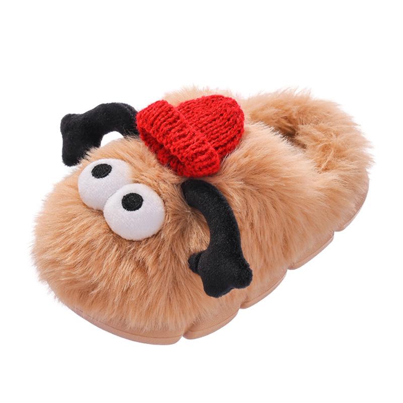 Pantofole Morbide in Cotone per Bambini - Antiscivolo, Invernali Peluche per Interni per Ragazzi e Ragazze