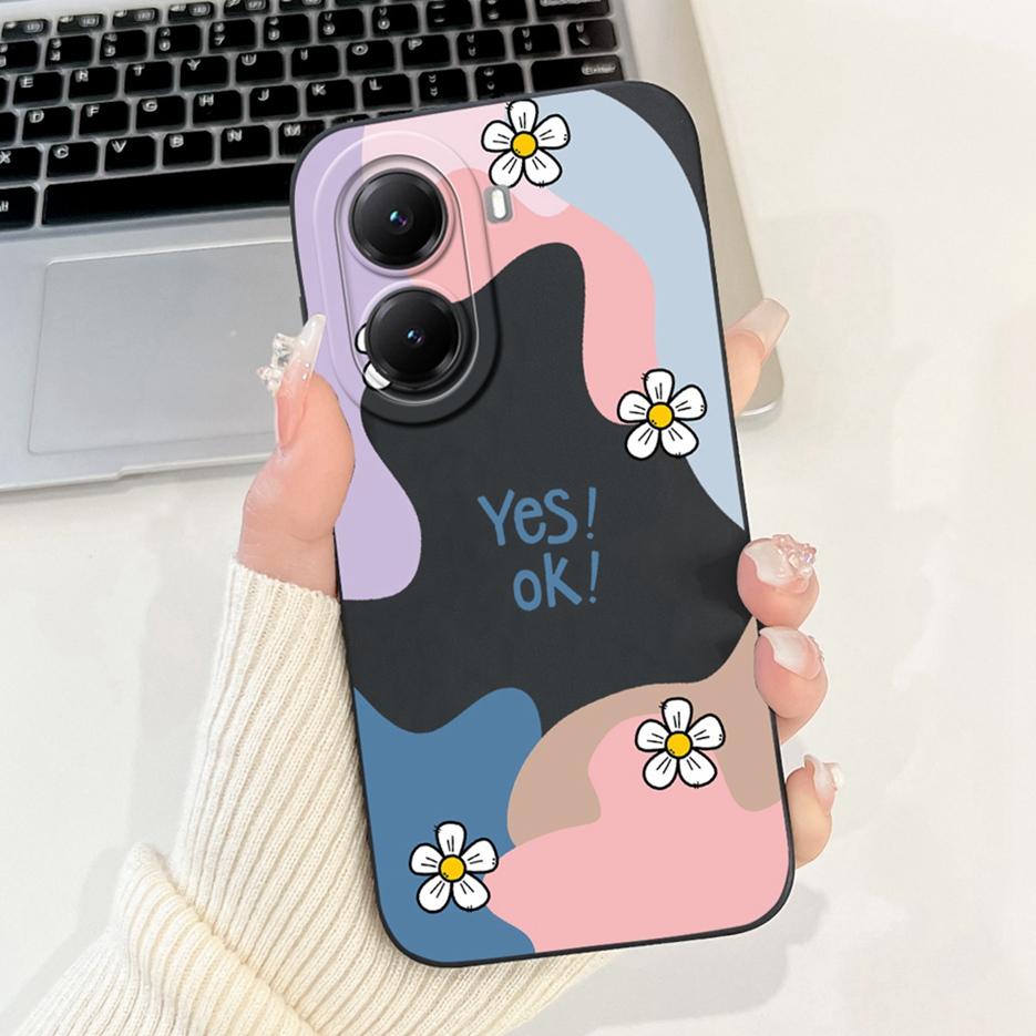 For Xiaomi Poco X7 Pro 5G Case Stylish Art Painted Cover Soft TPU Matte Phone Case For Xiaomi Poco X7 PocoX7 Pro 5G Fundas Coque