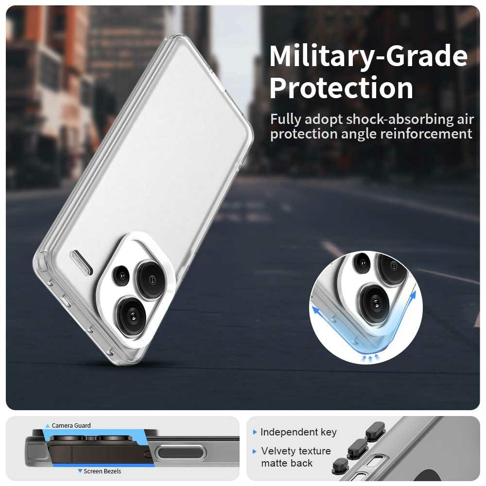 

Protective Case for Xiaomi Redmi Note 13 Pro+ 5G Phone Back Cover Purple