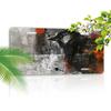 2D Flat, 1pc, for Decorative Purposes Only, Featuring a Parrot Propeller Design, Aluminum License Plate Holder, Waterproof, Rustproof, UV-printed Car 