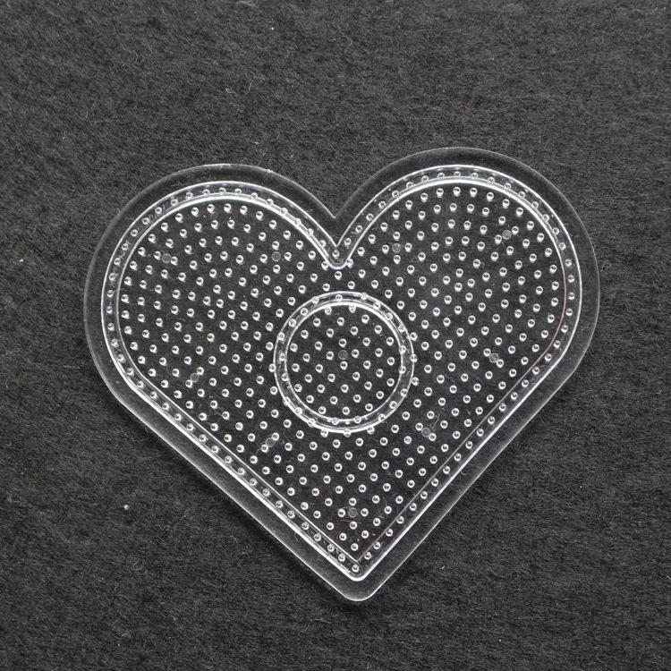 2.6mm Hama Beads Pegboard Mini Template Board Pixel Art Tool Circular Square Educational DIY Figure Material Board