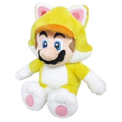 Sanei Boeki Super Mario 3D World Cat Mario (S) W14 X D12 X H24cm Plush Toy