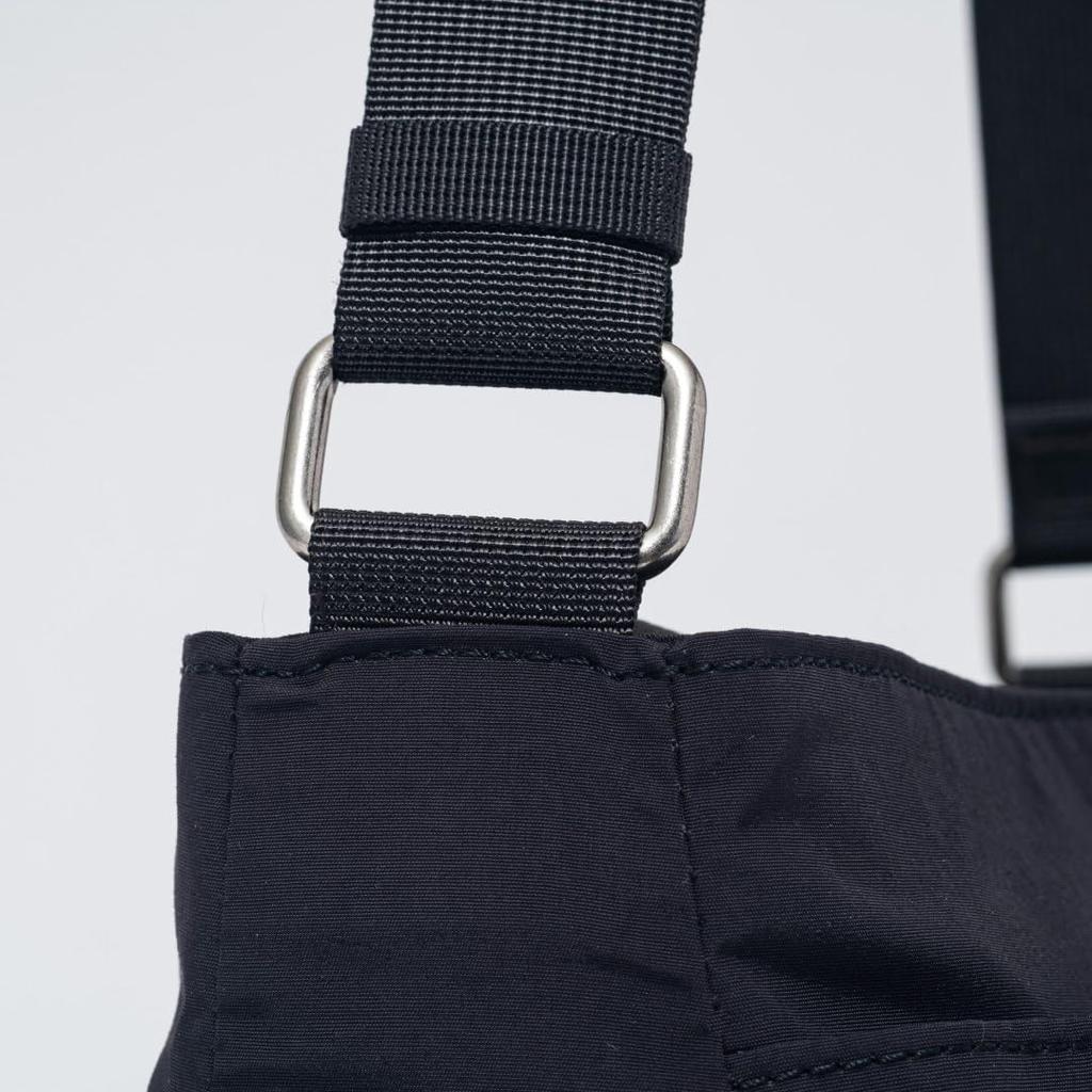 Howell Shoulder Bag Nylon Double Pocket Design Lightweight MHLH5FS1 Black [Margaret Idea] [Koopman] Women's