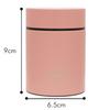 POKETLE Stainless Steel Soup Bottle, 160mL, Peach Pink