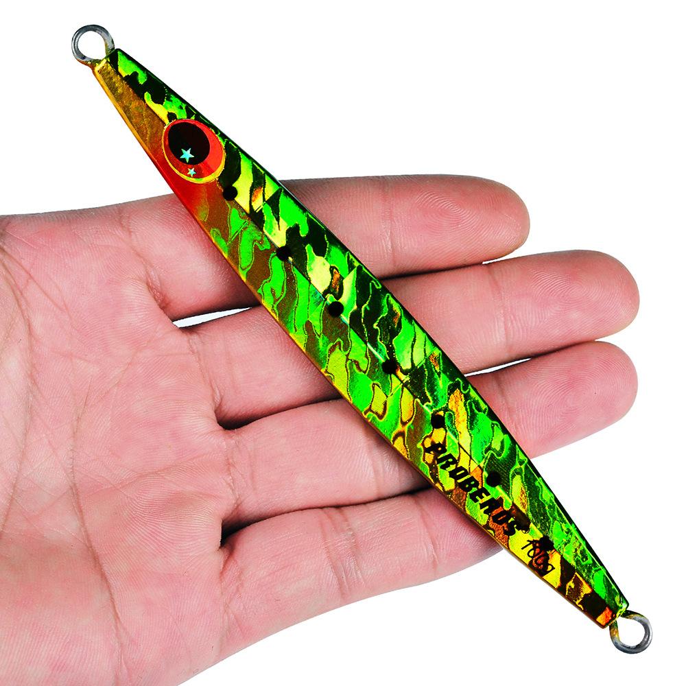 Havsfiske Blyfisk Falskt bete Järnplatta Lockbete Långt kast Nedsänkt falskt bete