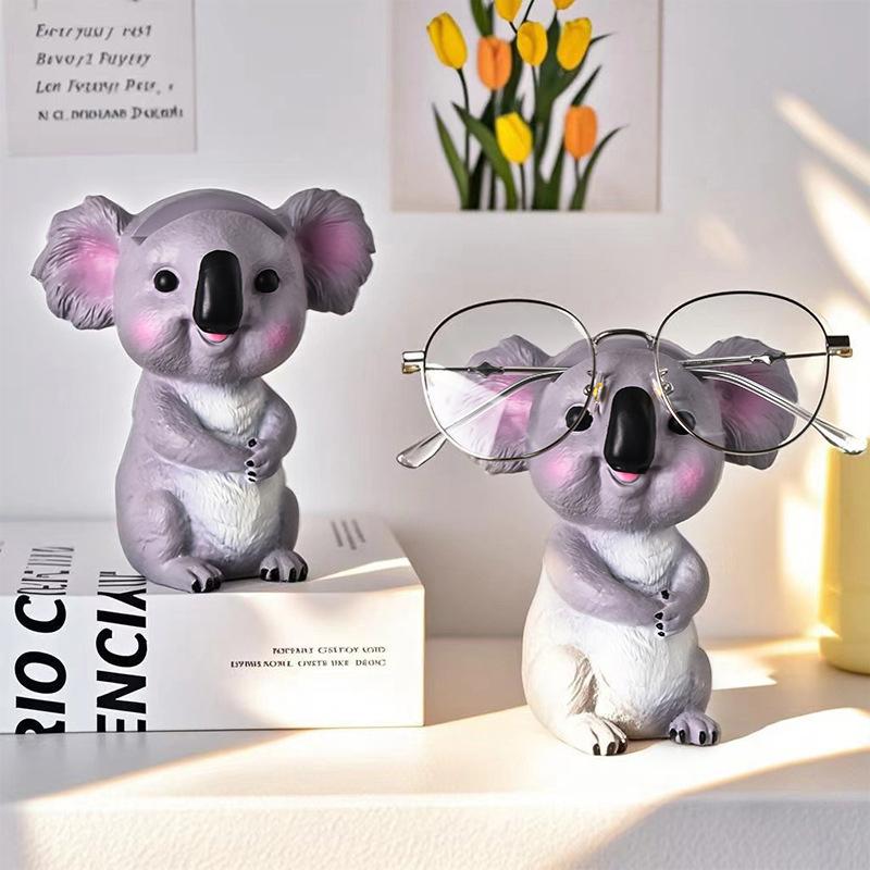 1Pc Cute Animal Eyeglass Holder Funny Koala Sunglassdisplay Stands Creative Spectacles Holder Shelf Home Office Decor