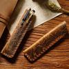 Handmade Retro Pen Case 150mm*40mm Stationery Creative Pencil Cover Genuine Leather Pen Protective Cover Pen Protective Cover