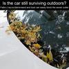 Rain And Sun Protection for Wipers Car Windshield Leaf Guard Cover, Gutter Dustproof Protector Lightweight Polyester Shield Wiper Area, Double-Sided