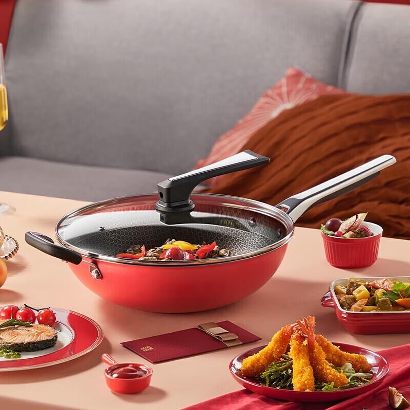 Chuida Huang 2nd Gen 316 Stainless Steel Non-stick Wok