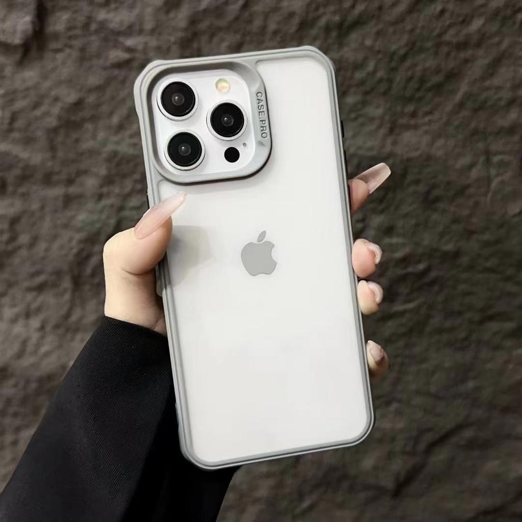 Suitable for Apple 15Promax Phone Case, Acrylic Two-in-one with A Matte Skin Feel, 13 Anti-drop Buttons, Hard Phone Case