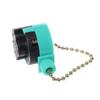 24TE 3A/250V 6A/125V Zipper Switch 3 Speed Pull Chain Control Nickel Fan Wall Switch