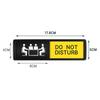 Waterproof Reminder Signs Self adhesive Door Slider Signs Hotel Bulletin Board  Office Room