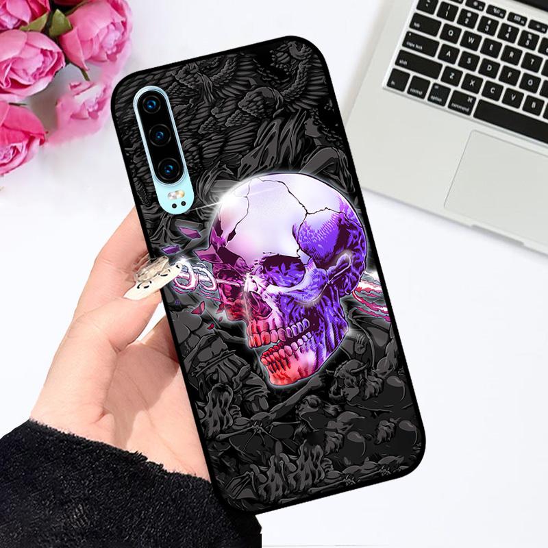 For Huawei P30 Pro Case P 30 Fashion Painted TPU Silicone Soft Phone Cover For Huawei P30 lite Coque Bumper Nova 4e Funda Capa