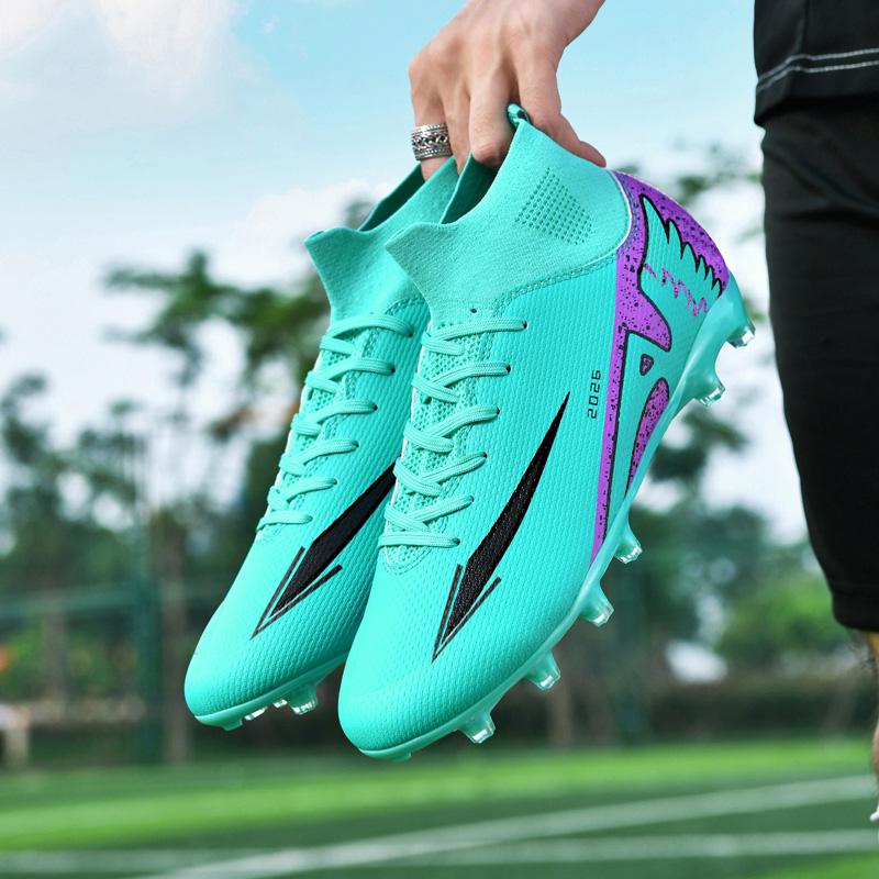 High Quality Professional Fast Grass Soccer Shoes Mens Football Field Boots TF/AG Ultralight Training Studded Football Boots