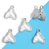 10Pcs Alloy Mixed Style, Inlaid Pink Resin  Star And Moon Pendant, Diy Necklace, Bracelet Accessory