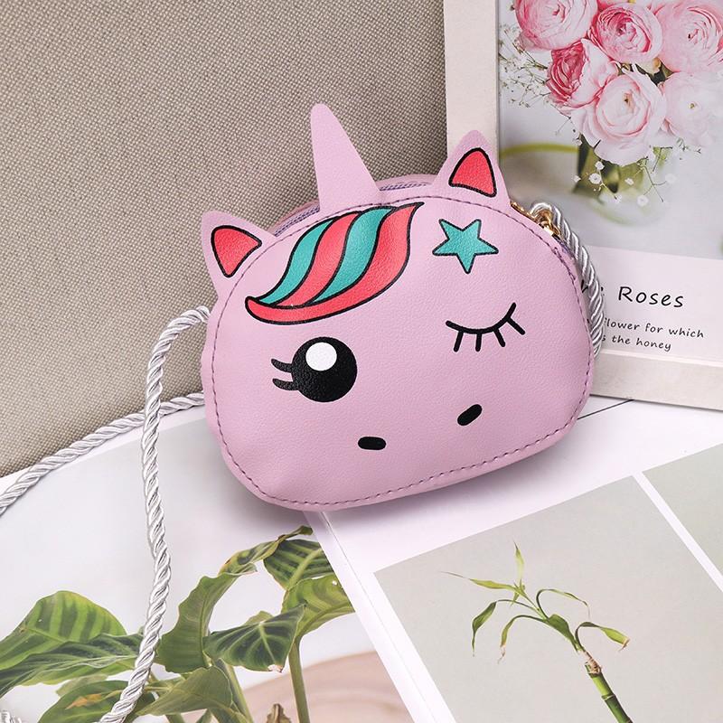 Cute Children S Small Handbags Cartoon Baby Girls Crossbody Bag Kawaii Kids Mini Coin Purse Pu Leather Boys Wallet Clutch Bag
