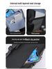 Men's Waterproof Anti-Theft Crossbody Bag with Combination Lock - Nylon Chest Pack for Motorcycle