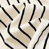 Dames Contrasterende Streep Losse Lange Mouw Shirt