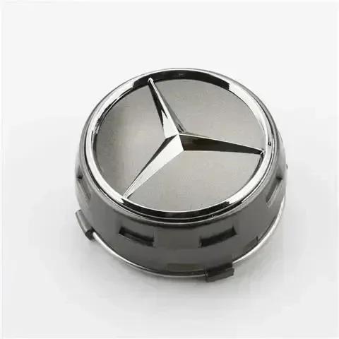 AABHZ1 4PCS/Set 75mm Car Wheel Center Hub Caps Cover Amg Mercedes Benz B/C/E/S Class A Class C200L GLC GLK CLA Auto Accessories