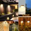 2/4/8 Pcs Solar Fence Light Outdoor Lighting Wall Lamps Garden Energy Light Festoon Decoration LED For Garden Step Patio Stairs