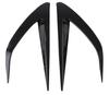 Front Fog Light Covers Right ABS Black for Mazda Roadster Aero Bumper Exterior Custom Parts Universal Aftermarket Parts (Left & Set) - Plastic, -