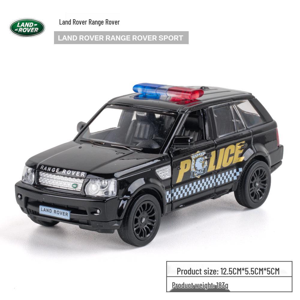 Boxed 1:36 Alloy American Mustang Rambo Police Car Toy Model for Kids