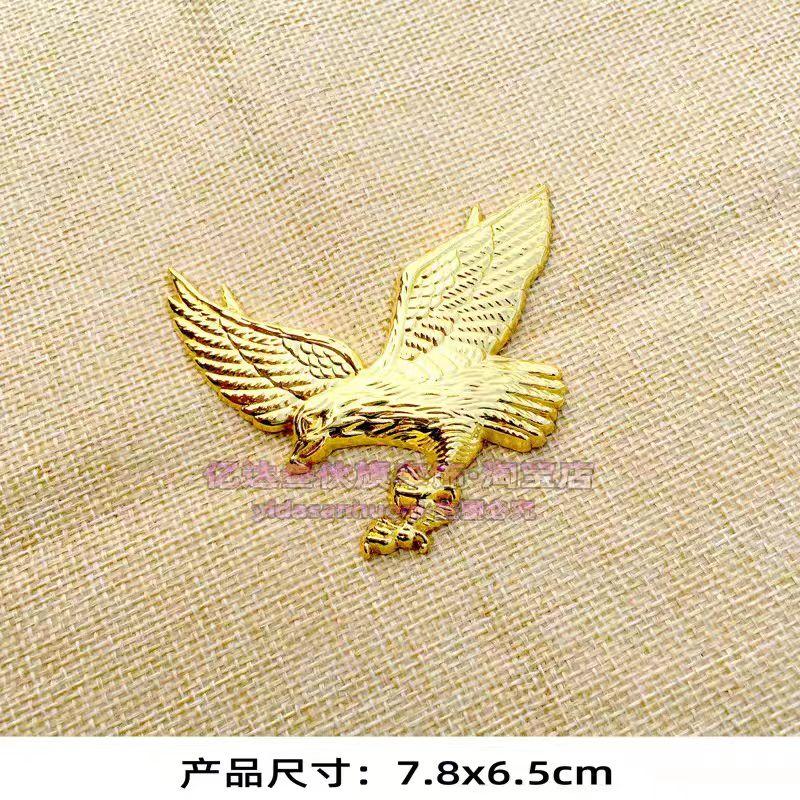 3D Stereoscopic Eagle Metal Car Sticker Eagle Emblem for Motorcycle Fuel Tank Cap Body Decal and Rear Trunk Decorative Badge